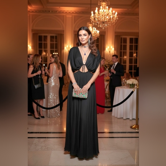 Zara Dresses & Skirts - Zara Black Maxi Dress